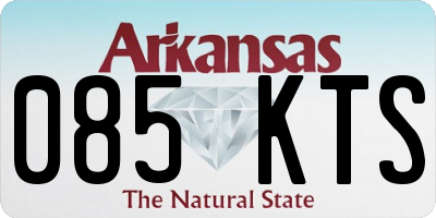 AR license plate 085KTS