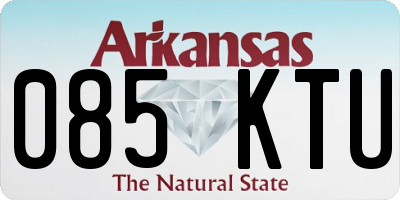 AR license plate 085KTU