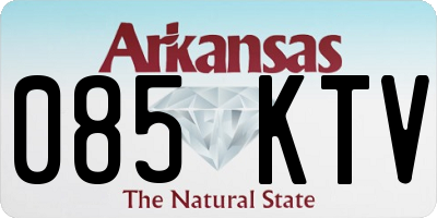 AR license plate 085KTV