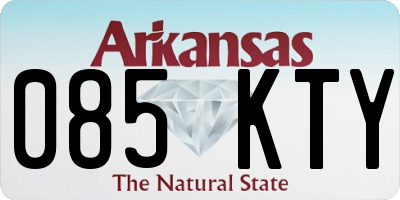 AR license plate 085KTY