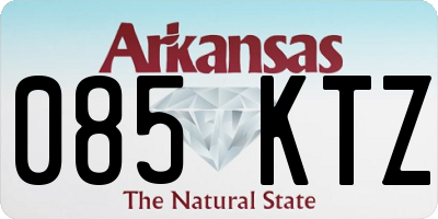 AR license plate 085KTZ