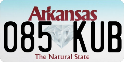 AR license plate 085KUB