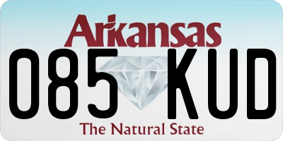 AR license plate 085KUD