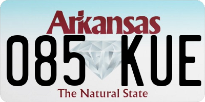 AR license plate 085KUE