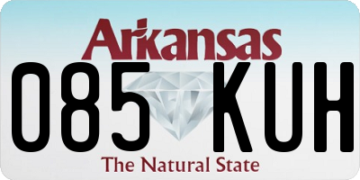 AR license plate 085KUH
