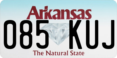 AR license plate 085KUJ