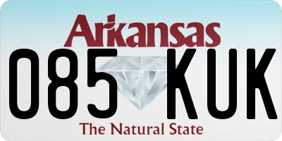 AR license plate 085KUK