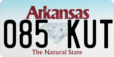 AR license plate 085KUT
