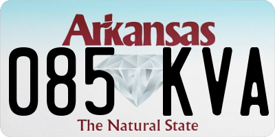 AR license plate 085KVA