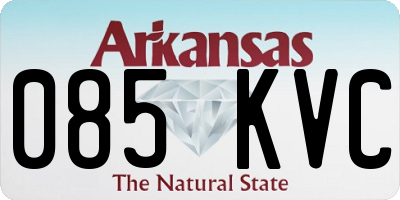AR license plate 085KVC