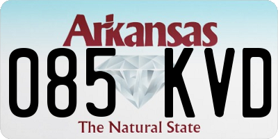 AR license plate 085KVD