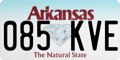 AR license plate 085KVE