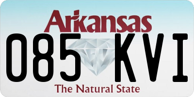 AR license plate 085KVI