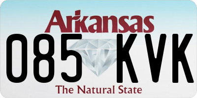 AR license plate 085KVK