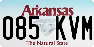 AR license plate 085KVM