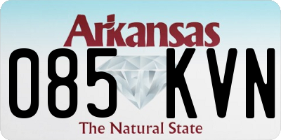 AR license plate 085KVN