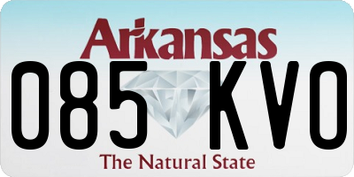 AR license plate 085KVO