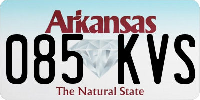 AR license plate 085KVS