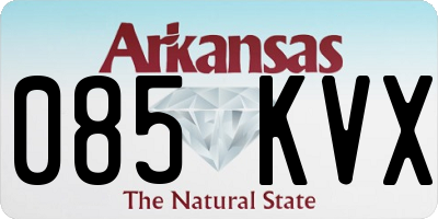 AR license plate 085KVX