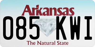 AR license plate 085KWI