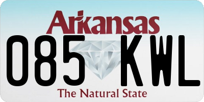 AR license plate 085KWL
