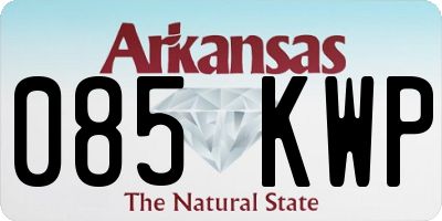 AR license plate 085KWP