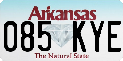 AR license plate 085KYE