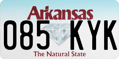 AR license plate 085KYK