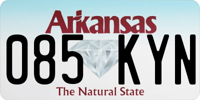 AR license plate 085KYN