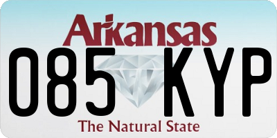 AR license plate 085KYP