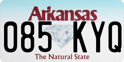 AR license plate 085KYQ