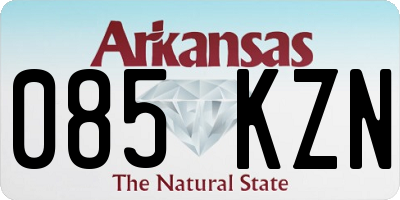 AR license plate 085KZN