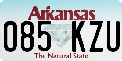 AR license plate 085KZU
