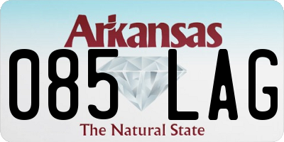 AR license plate 085LAG
