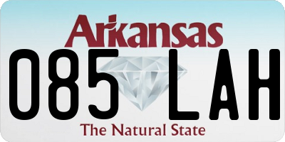 AR license plate 085LAH