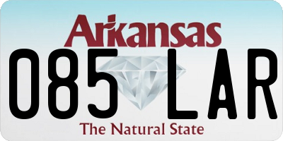 AR license plate 085LAR
