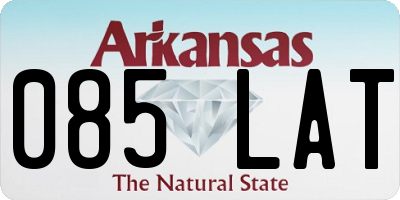 AR license plate 085LAT