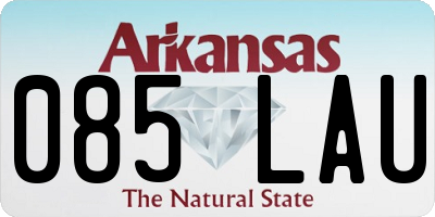 AR license plate 085LAU