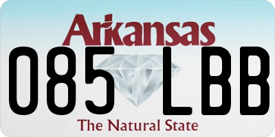 AR license plate 085LBB