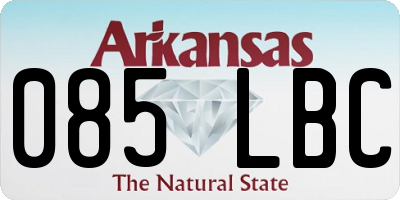 AR license plate 085LBC