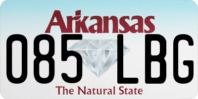 AR license plate 085LBG