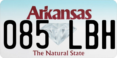 AR license plate 085LBH
