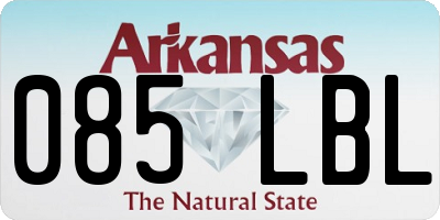 AR license plate 085LBL