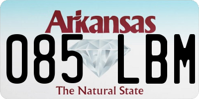 AR license plate 085LBM
