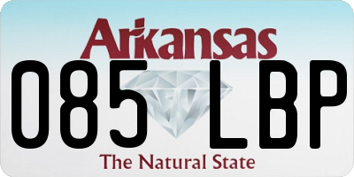 AR license plate 085LBP