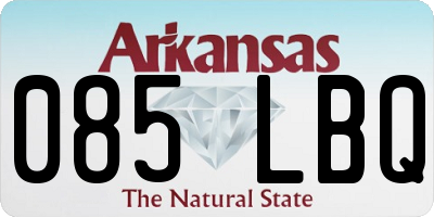 AR license plate 085LBQ