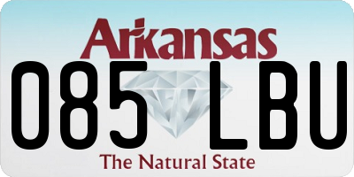 AR license plate 085LBU