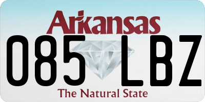 AR license plate 085LBZ
