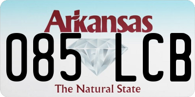 AR license plate 085LCB