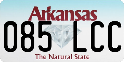 AR license plate 085LCC